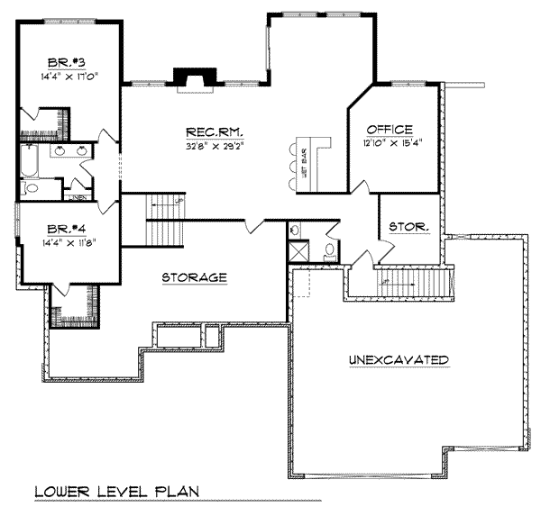 lower floor house blueprint