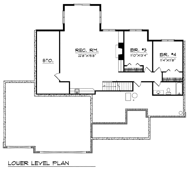 lower floor house blueprint
