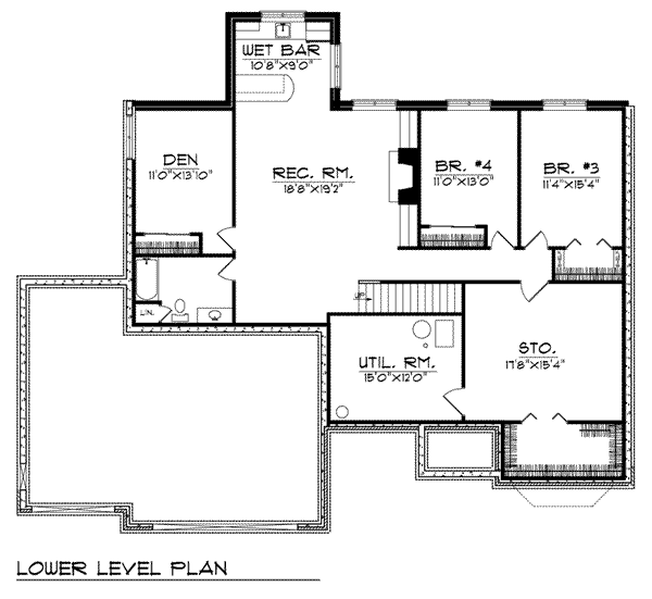 lower floor house blueprint