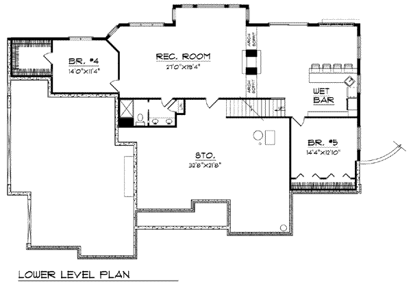 lower floor house blueprint