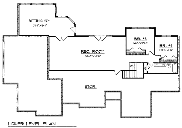 lower floor house blueprint