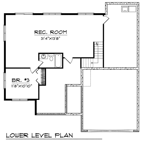 lower floor house blueprint