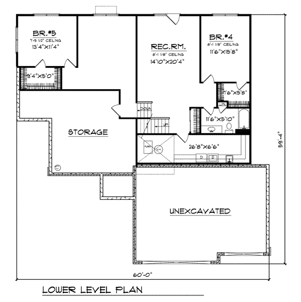 lower floor house blueprint