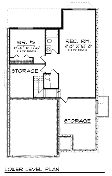 lower floor house blueprint