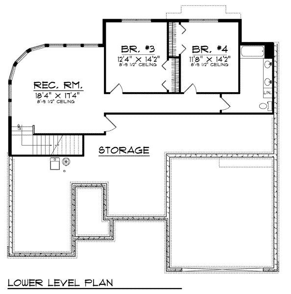 lower floor house blueprint