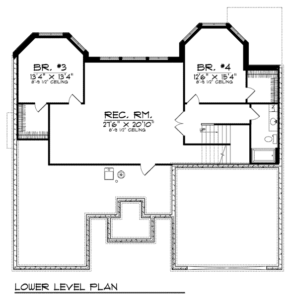 lower floor house blueprint