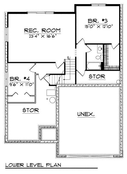 lower floor house blueprint