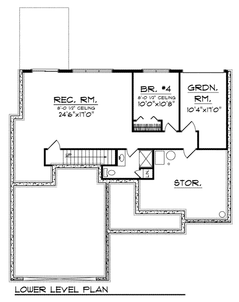 lower floor house blueprint