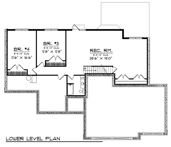 lower floor house blueprint