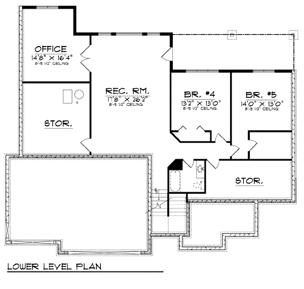 lower floor house blueprint