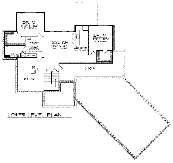 lower floor house blueprint