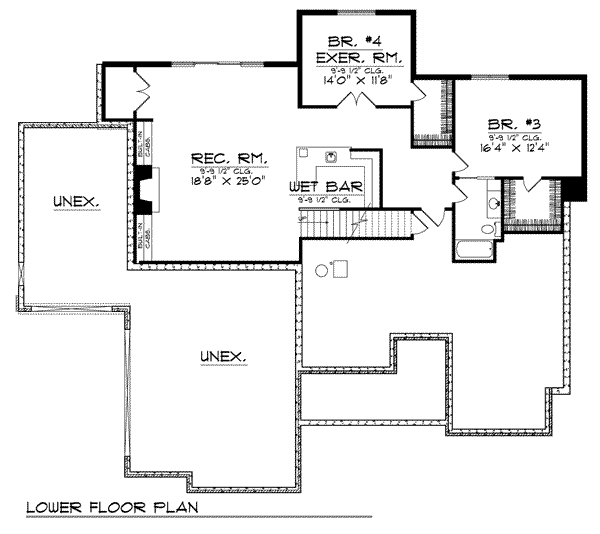 lower floor house blueprint