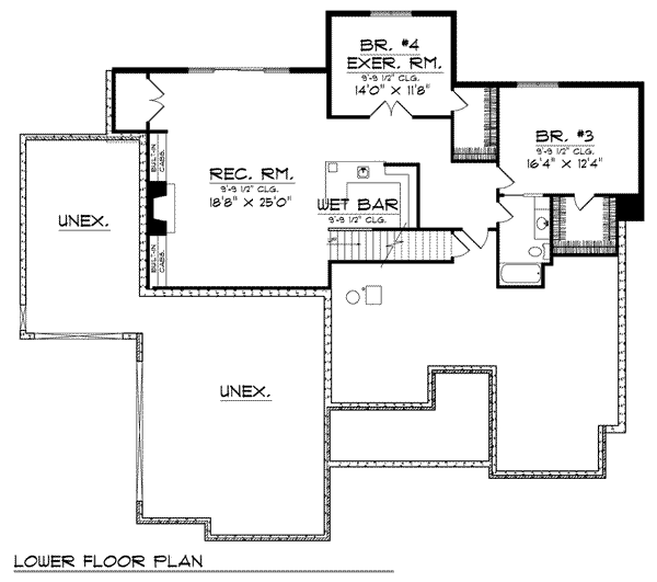 lower floor house blueprint
