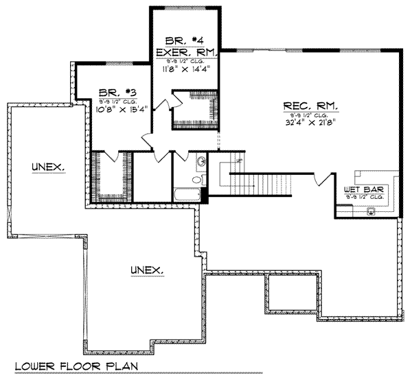 lower floor house blueprint