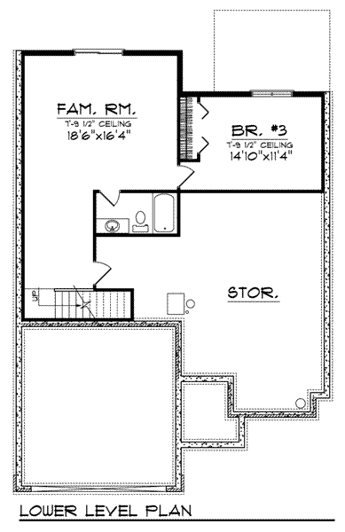 lower floor house blueprint