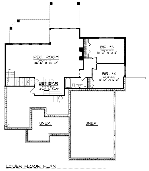 lower floor house blueprint