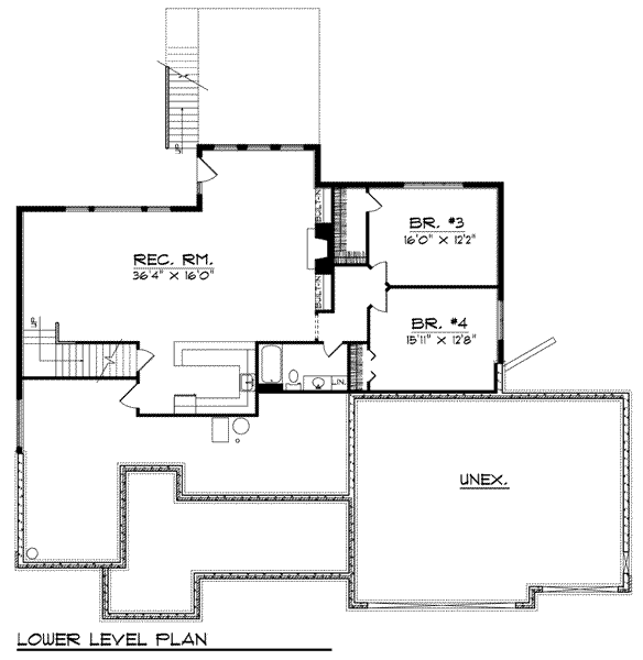 lower floor house blueprint