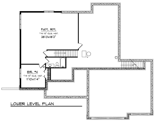 lower floor house blueprint