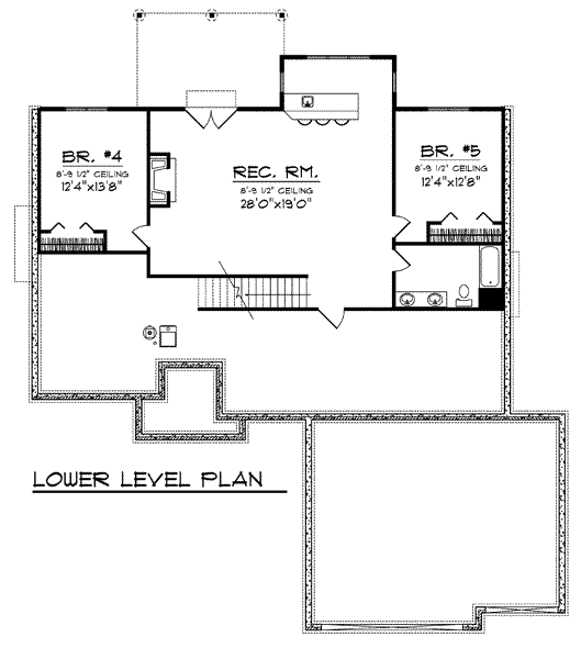 lower floor house blueprint