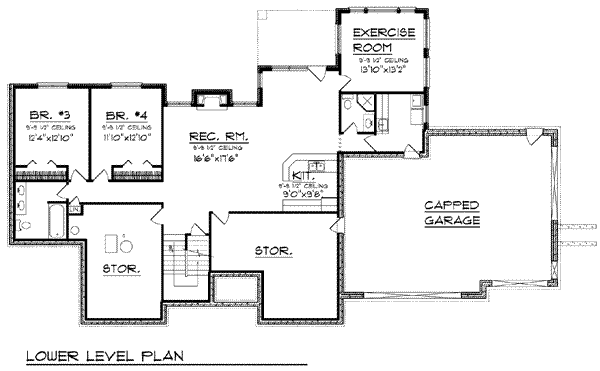 lower floor house blueprint
