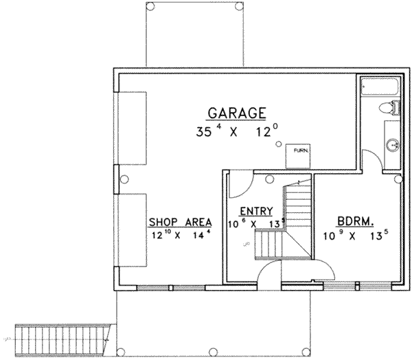 lower floor house blueprint