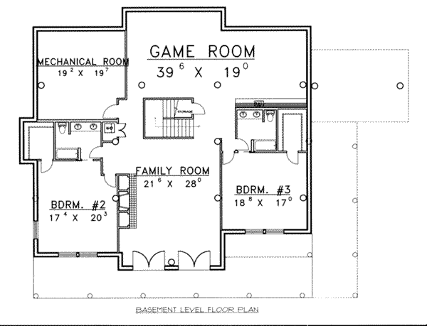 lower floor house blueprint