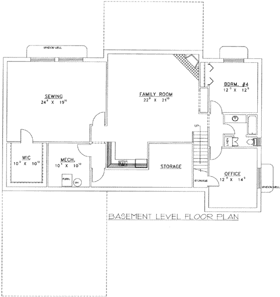 lower floor house blueprint