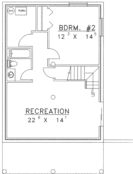 lower floor house blueprint