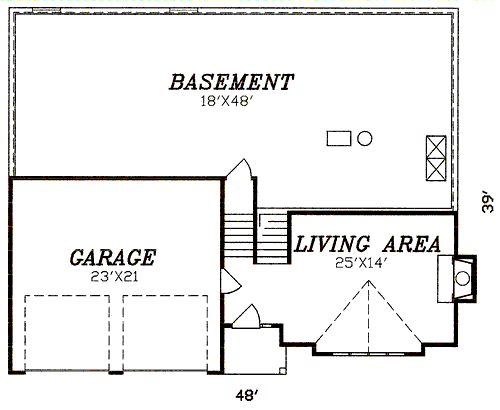 lower floor house blueprint