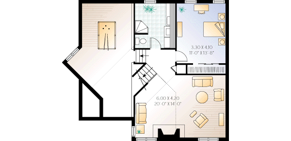 lower floor house blueprint