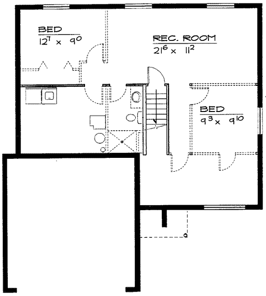 lower floor house blueprint