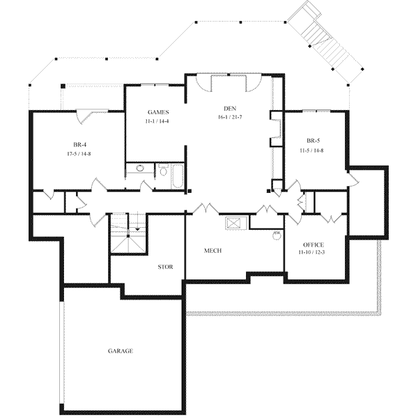 lower floor house blueprint