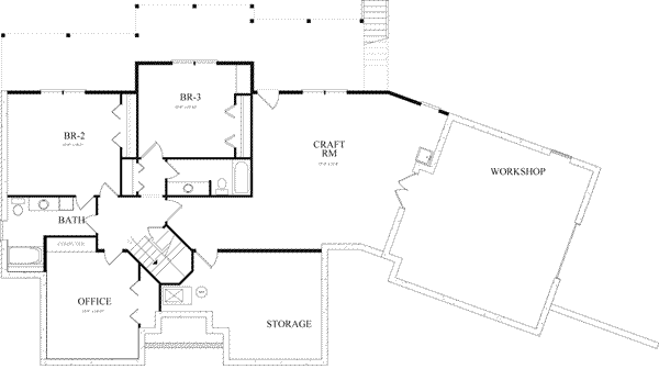 lower floor house blueprint