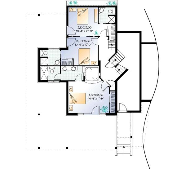 lower floor house blueprint