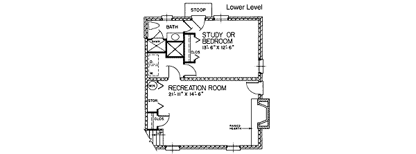 lower floor house blueprint