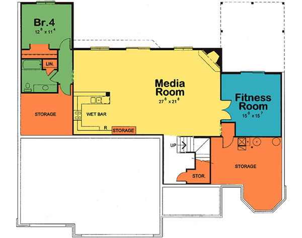 lower floor house blueprint
