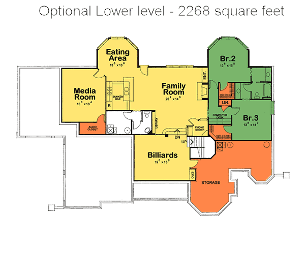 lower floor house blueprint