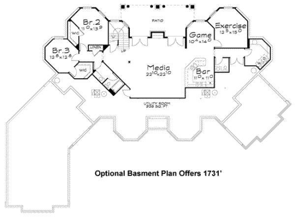 lower floor house blueprint