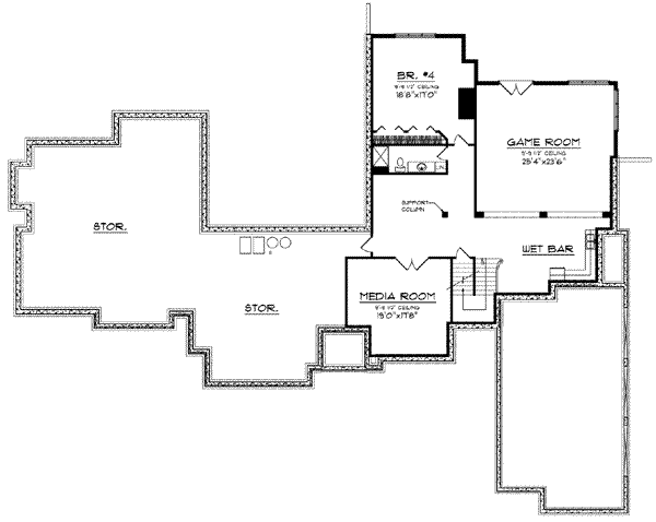 lower floor house blueprint