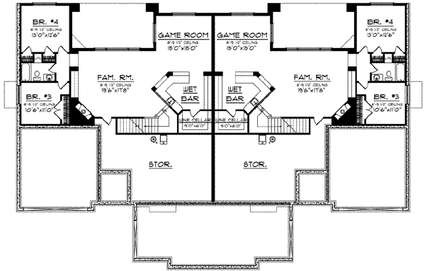 lower floor house blueprint