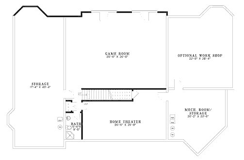 lower floor house blueprint