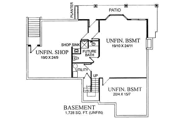 lower floor house blueprint