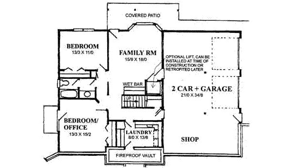 lower floor house blueprint