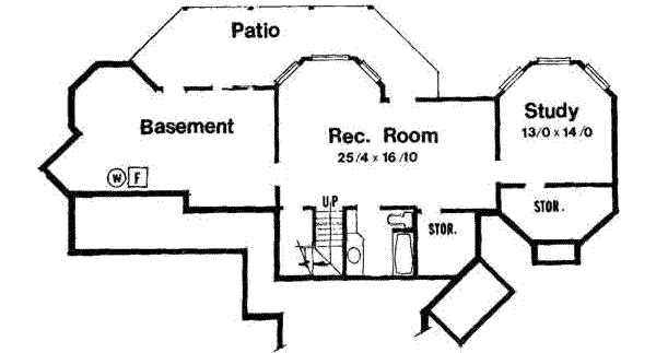 lower floor house blueprint