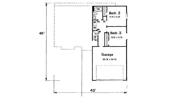 lower floor house blueprint
