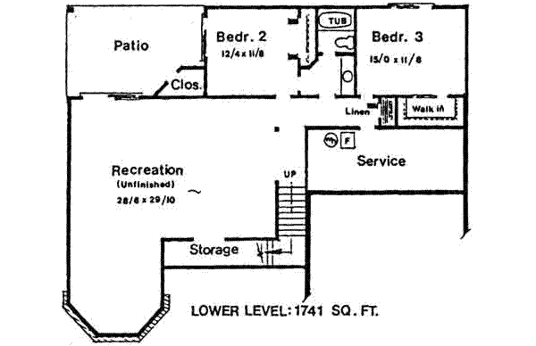 lower floor house blueprint