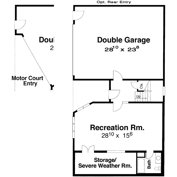 lower floor house blueprint