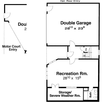 lower floor house blueprint