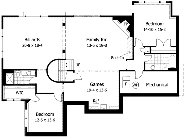 lower floor house blueprint