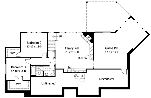 lower floor house blueprint